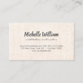 Yoga houding zitten | Mandala Pattern Visitekaartje (Achterkant)