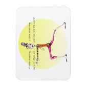 Yoga Humor Magnet Magneet (Verticaal)