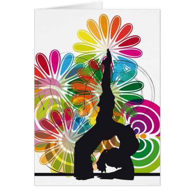 Yoga-illustratie (Voorkant)