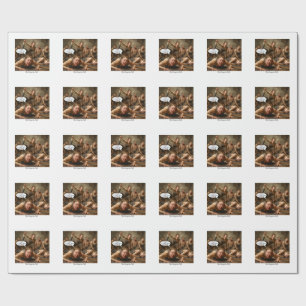 Yoga in de hel. cadeaupapier