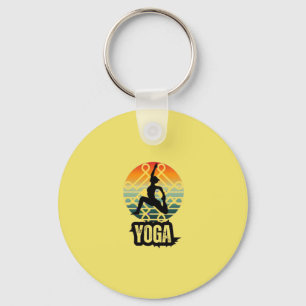 Yoga, innerlijke rust sleutelhanger
