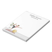 Yoga Instructeur Danser Pose Trainer Aangepaste na Notitieblok (Gedraaid)