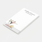 Yoga Instructeur Danser Pose Trainer Aangepaste na Post-it® Notes (Schuin)