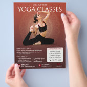 Yoga Instructeur lessen Flyer (Hand)