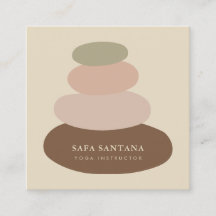 Yoga Instructeur Massage Zen Stones Rustiek