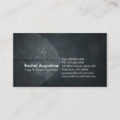 Yoga Instructeur Meditatie Brushstrokes Class Pass Klantenkaartje (Achterkant)