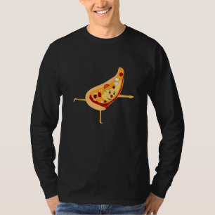 Yoga-instructeur Pizzapuntliefhebber Dunne korst P T-shirt