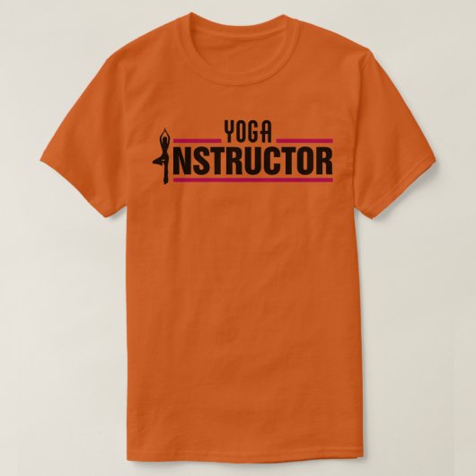 Yoga-instructeur T-shirt (Design voorkant)