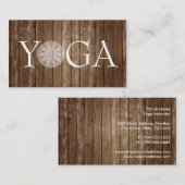 YOGA-instructeur -  Visitekaartje (Voorkant / Achterkant)