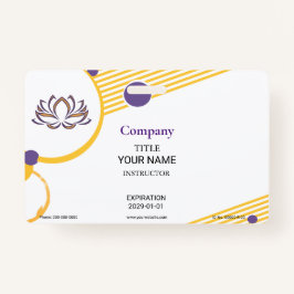 Yoga Instructor Badge