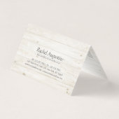 Yoga Instructor Bodhi Leaf Price List Benoeming Visitekaartjes (Achterkant)