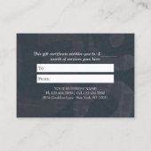 YOGA Instructor Cadeaubon Meditation Zen OM Kortingskaartje (Achterkant)