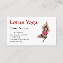 Yoga Instructor Class Visitekaartje