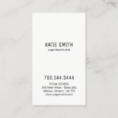 Yoga Instructor en Reiki Master Visitekaartjes (Achterkant)