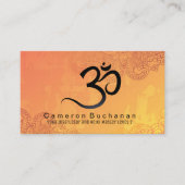 Yoga Instructor en Reiki Master Visitekaartjes (Voorkant)