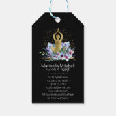 Yoga Instructor Energy Healer Crystals Reiki Spa Cadeaulabel (Achterkant)