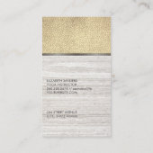 Yoga Instructor Flower Visitekaartje (Achterkant)