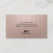 Yoga Instructor Gold Zen Tree Spa Visitekaartje (Achterkant)