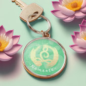 Yoga Instructor Life Coach Meditation Pose Zen OM Sleutelhanger