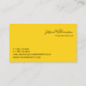 YOGA INSTRUCTOR MANDALA CUSTOM COLORS VISITEKAARTJE (Achterkant)