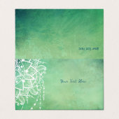 Yoga Instructor Mandala Visitekaartje (Buitenkant ongevouwen)