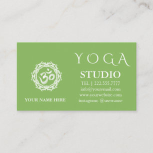 Yoga Instructor Mandala Visitekaartje