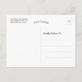 Yoga Instructor Meditatie Pose Brush Stroke Quote Briefkaart (Achterkant)