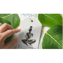 Yoga Instructor Meditatie Pose Brush Stroke Quote