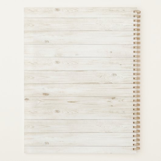 Yoga Instructor Meditation Pose Bodhi Leaf Quotes Planner (Achterkant)