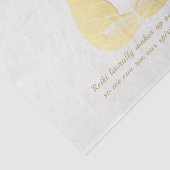 Yoga Instructor Meditation Pose Bodhi Leaf Quotes Tissuepapier (Detail)