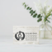 Yoga Instructor Meditation Pose Class Pass Loyalty (Staand voorkant)