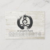 Yoga Instructor Meditation Pose Class Pass Loyalty (Voorkant)