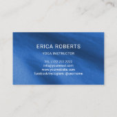 Yoga Instructor Om Symbol Turquoise & Blue Loyalty (Achterkant)