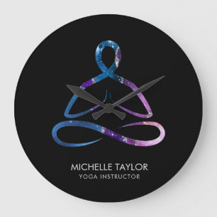 Yoga Instructor Pilates Fitness Modern Nebula Busi Grote Klok