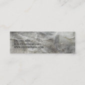 Yoga Instructor Professional Om Symbol Mini Visitekaartje (Achterkant)