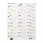 Yoga Instructor Return Address Label (Full Sheet)