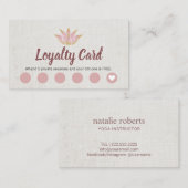 Yoga Instructor Roos Gold Lotus Flower Loyalty (Voorkant / Achterkant)