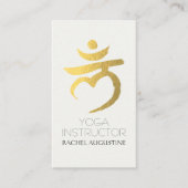 Yoga Instructor Root Chakra Muladhara Mantra LAM Visitekaartje (Voorkant)