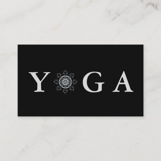 Yoga Instructor  Style Visitekaartje (Voorkant)