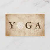 Yoga Instructor Style Visitekaartje (Voorkant)