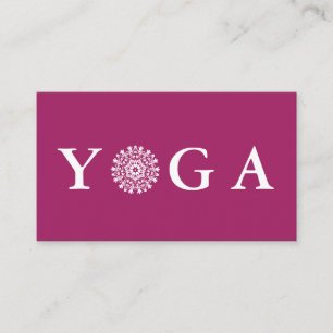 Yoga Instructor Style Visitekaartje