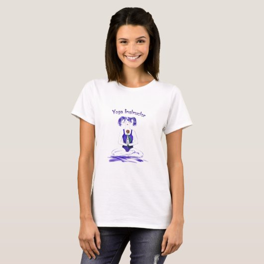 Yoga Instructor T-shirt (Voorkant volledig)