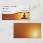 Yoga Instructor Visitekaartje (Voorkant / Achterkant)