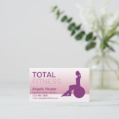 Yoga Instructor Visitekaartje (Staand voorkant)