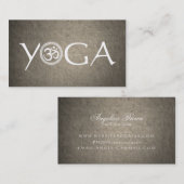 Yoga Instructor Visitekaartje (Voorkant / Achterkant)