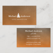 Yoga Instructor Visitekaartje (Voorkant / Achterkant)