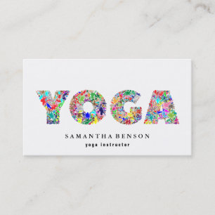 Yoga Instructor Visitekaartje