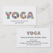 Yoga Instructor Visitekaartje (Voorkant / Achterkant)