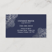 Yoga Instructor Visitekaartjes (Achterkant)