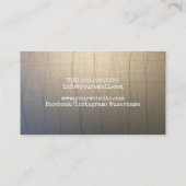 Yoga Instructor Wellness Meditation  Visitekaartje (Achterkant)